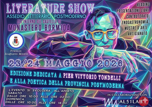Literature Show del 23 e 24 maggio al castello di Monastero