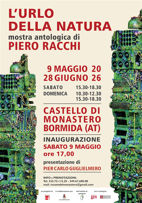 Dal 9 maggio al 28 giugno mostra di Piero Racchi